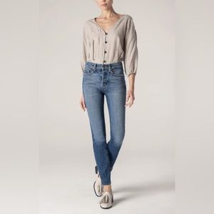 Fidelity denim pixie oasis jeans size 24